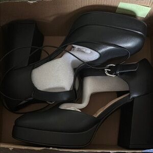 Pop Black Platform Shoes